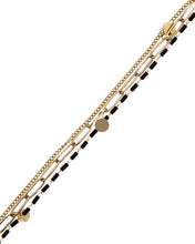 Charger l&#39;image dans la galerie, luna and sol jewelry bracelet alpha acier inoxydable noir
