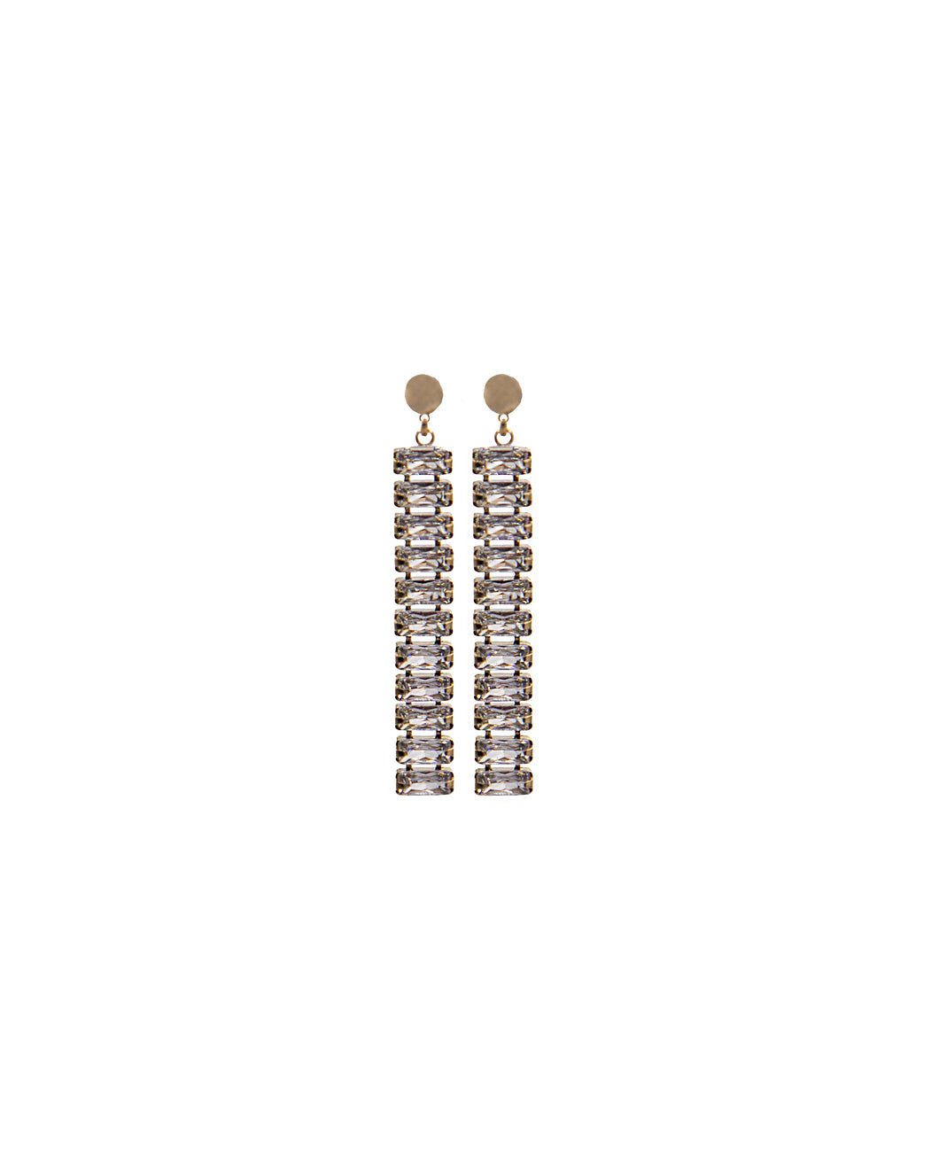 luna and sol jewelry boucles d'oreilles baby Columbia en acier inoxydable doré