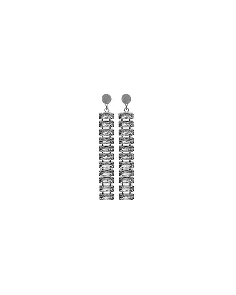 luna and sol jewelry boucles d'oreilles baby Columbia en acier inoxydable argenté