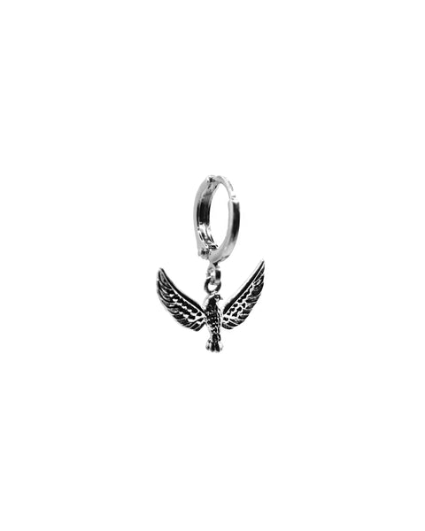 luna and sol jewelry boucle d'oreille birdy acier inoxydable argenté