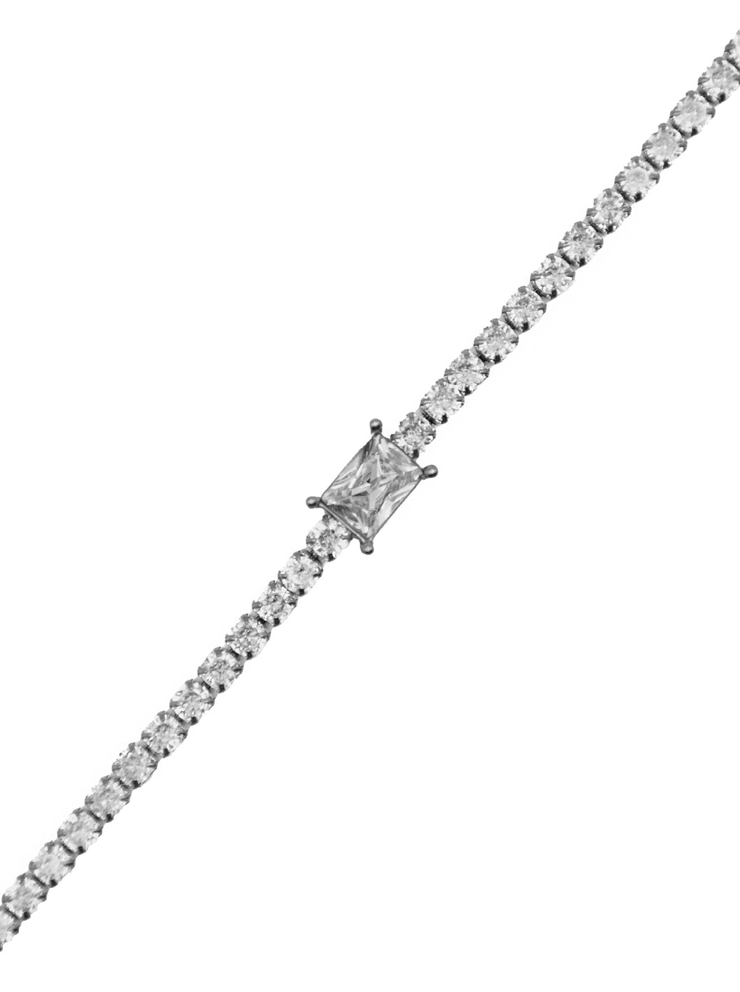 luna and sol jewelry bracelet Galina acier inoxydable zircons argenté