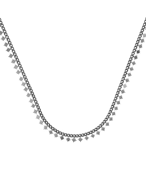 luna and sol jewelry collier hélios necklace acier inoxydable argent