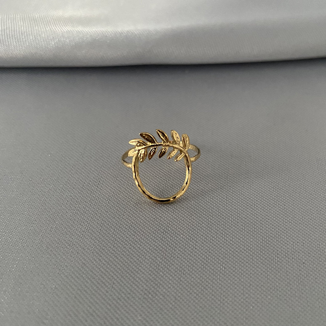 luna and sol jewelry bague neutron doree acier inoxydable