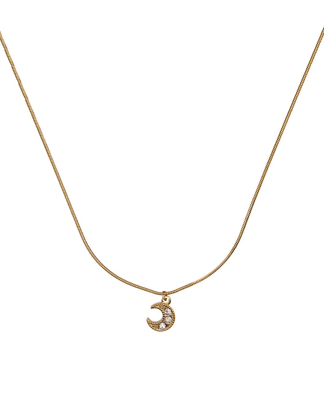 luna and sol jewelry collien luan en acier inoxydable et zircons doré
