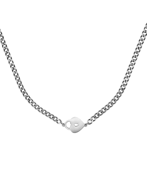 luna and sol jewelry collier sweetheart necklace acier inoxydable dore